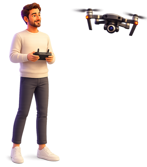Natáčení z dronu, inspekční lety dronem, videa z výšky, dron služby